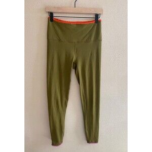 Cotopaxi Women's Sz M Green Olive Mari Leggings Zip Pocket Hiking Outdoor